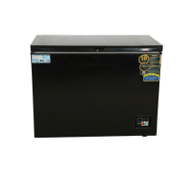 VISION Glass Door Chest Freezer RE-250 Liter Black