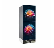 VISION Glass Door Refrigerator RE-180 Liter Lotus Poddo Top Mount