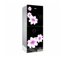 VISION Glass Door Bottom Mount Refrigerator RE-185 Liter Mirror White Purple
