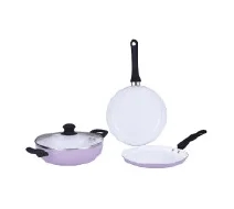 FE 2204-4C - Gazi Non-Stick Cookware Set